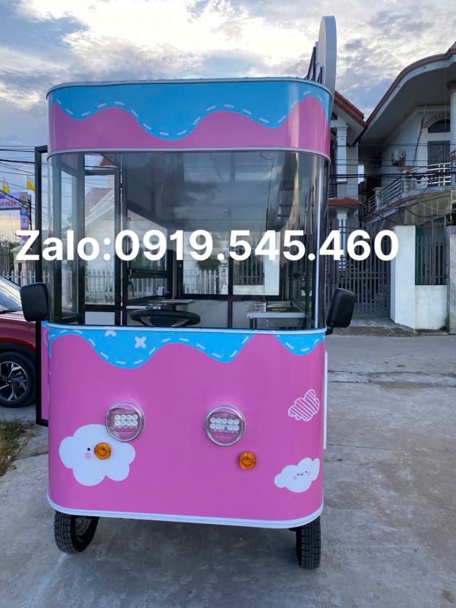 xe điện bán hàng/